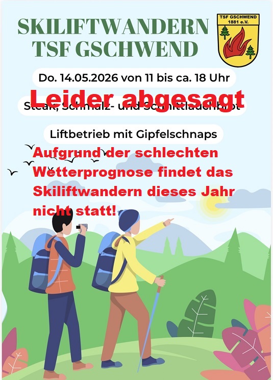 Flyer Absage