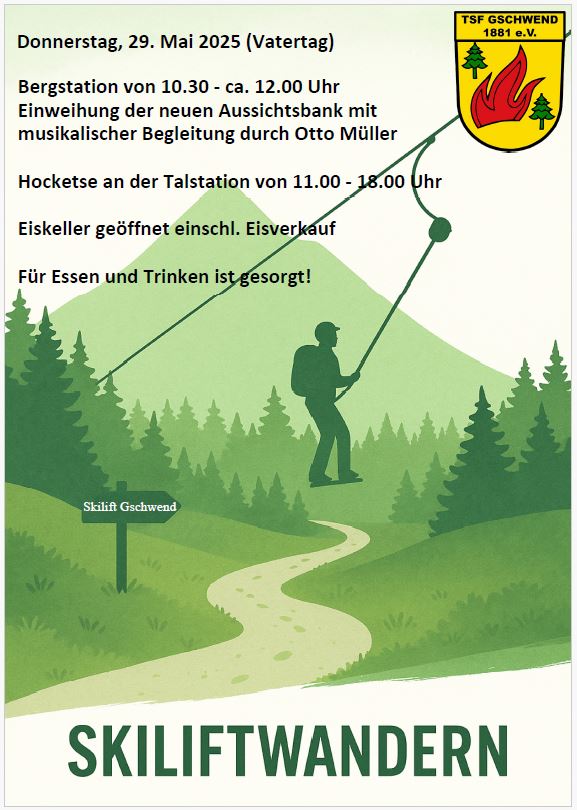 Flyer TSF Skiliftwandern 2025