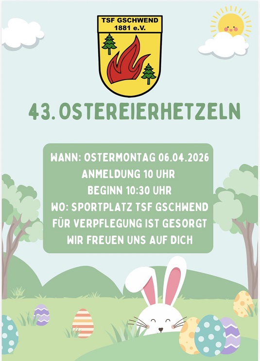 Flyer TSF Ostereierhetzeln 2026