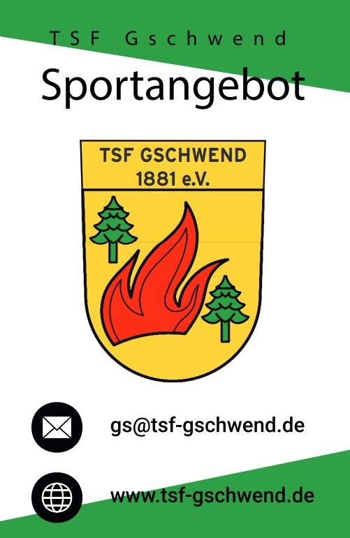 TSF Flyer Sportangebot - Titelseite